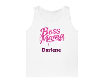 Boss Mama Tank-Top | Personalisierte Namensoption
