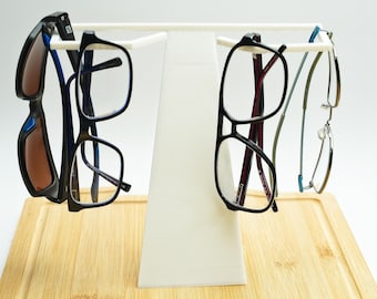 Desktop Spectacles Holder | Glasses Stand for Desk & Bedside | Modern Eyewear Organiser