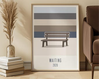 Nostalgic Coney Island Wall Art – Minimal Photo-Inspired Print for Bedroom & Office