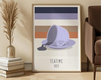 Teatime Art Print | Midnights Era Poster, Song Symbol (Digital Download)