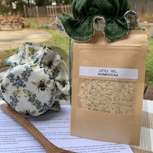 KIT- Dehydrated Sourdough Starter kit, Sourdough bread making starter set, Sourdough Bread Culture, Dehydrated Starter For Baking Sourdough