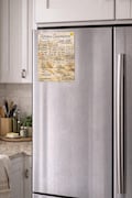 Kitchen Conversion Chart Magnet – Farmhouse Baking Theme