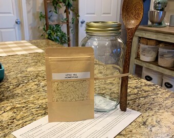 Dehydrated Sourdough Starter kit, Sourdough bread making starter set, Sourdough Bread Culture, Dehydrated Starter For Baking Sourdough Bread