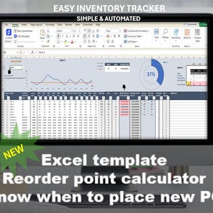 Excel template, ReorderPoint Calculator, for Inventory Management!