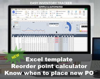 Excel template, ReorderPoint Calculator, for Inventory Management!