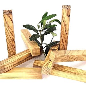 Olive wood carving blank solid wood 20x20x130 mm 8 pieces carving scantlings