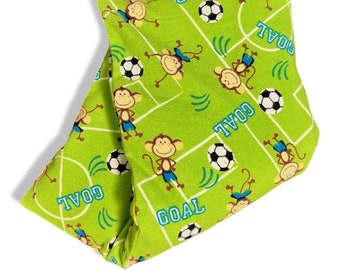 Monkey Soccer Microwave Wheat Berry Hot & Cold Pack