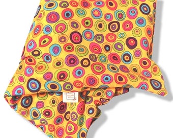 Gele Happy Circles Tarwebes Hot &Cold Pack