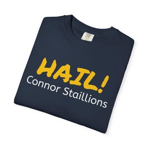 HAIL Connor Stallions Shirt Michigan Football Fan Tee, College Game Day Tailgate T-Shirt