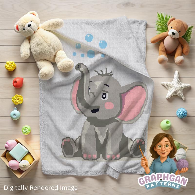 Baby Animal Graphgan Blanket, Crochet Pattern Bundle for Newborn Baby ...