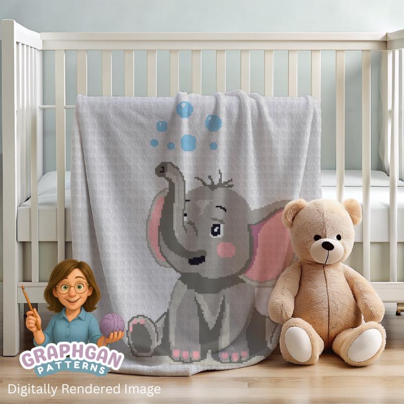 Baby Animal Graphgan Blanket, Crochet Pattern Bundle for Newborn Baby ...