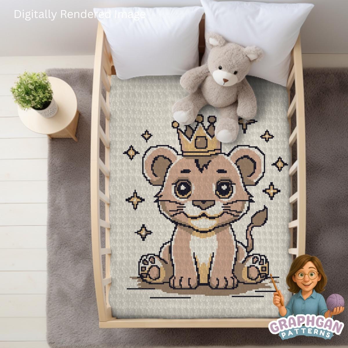 Baby Animal Graphgan Blanket, Crochet Pattern Bundle for Newborn Baby ...
