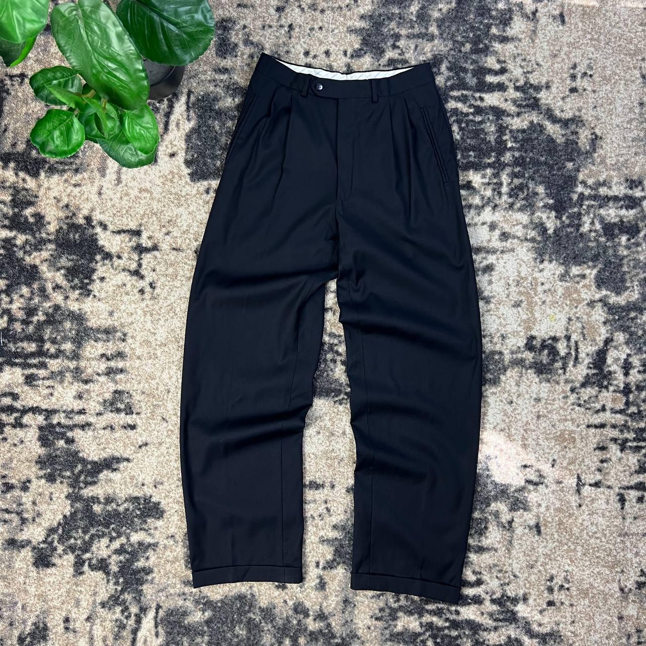 パンツ 90s PRADA slacks dark navy 90s Prada Trousers - Etsy