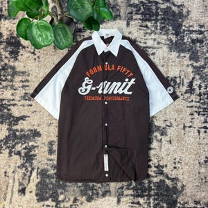 Vintage Y2K G-Unit Big Gesticktes Logo Button Up Shirt