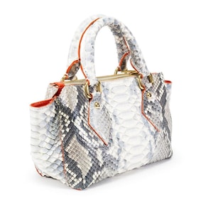 Natural Python Handbag | Exotic Handmade Python Leather &quot;Edeny&quot;