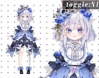 Live2D Premade Vtuber | Editable & Rigging | Customized
