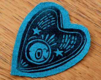Pegatinas de tela con estampado Planchette Lino