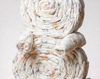 DIY Diaper Bear Cake Base - Ready to Decorate - Plain Diaper Sculpture - Undecorated Baby Shower Centerpiece - Gender Neutral Craft Gift