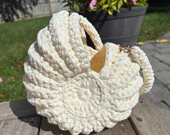 Seashell Handmade Crochet Bag
