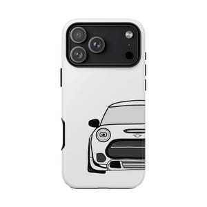 MINI Cooper iPhone Case, Samsung Galaxy, Google Pixel, Car Enthusiast Accessory, Durable Fun Phone Case, Car Lovers Phone Cover