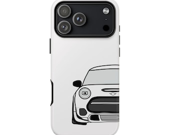MINI Cooper iPhone Case, Samsung Galaxy, Google Pixel, Car Enthusiast Accessory, Durable Fun Phone Case, Car Lovers Phone Cover