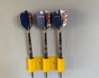 Wall Mounted 3-DART HOLDER | Holds 1 SET