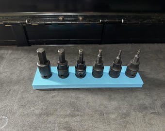 3/8" Hex Bit Socket Holder | Magnetic Socket Organiser