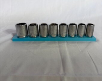 1/2 Halfords Advanced Magnetic Shallow Socket Holder | Holds 8
