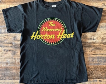 Camiseta vintage de la banda The Reverend Horton Heat, 1997, para hombre, talla M
