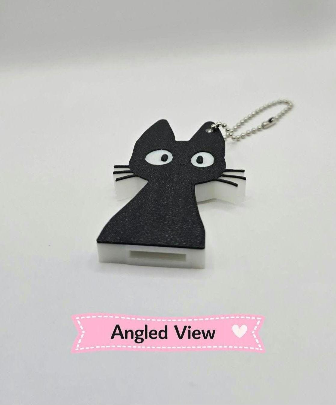 未開封　入手困難　希少　当時物　ブラックキャット　キーホルダー　To LOVEる 3D Printed Black Cat Can Opener Keychain | Kawaii Practical