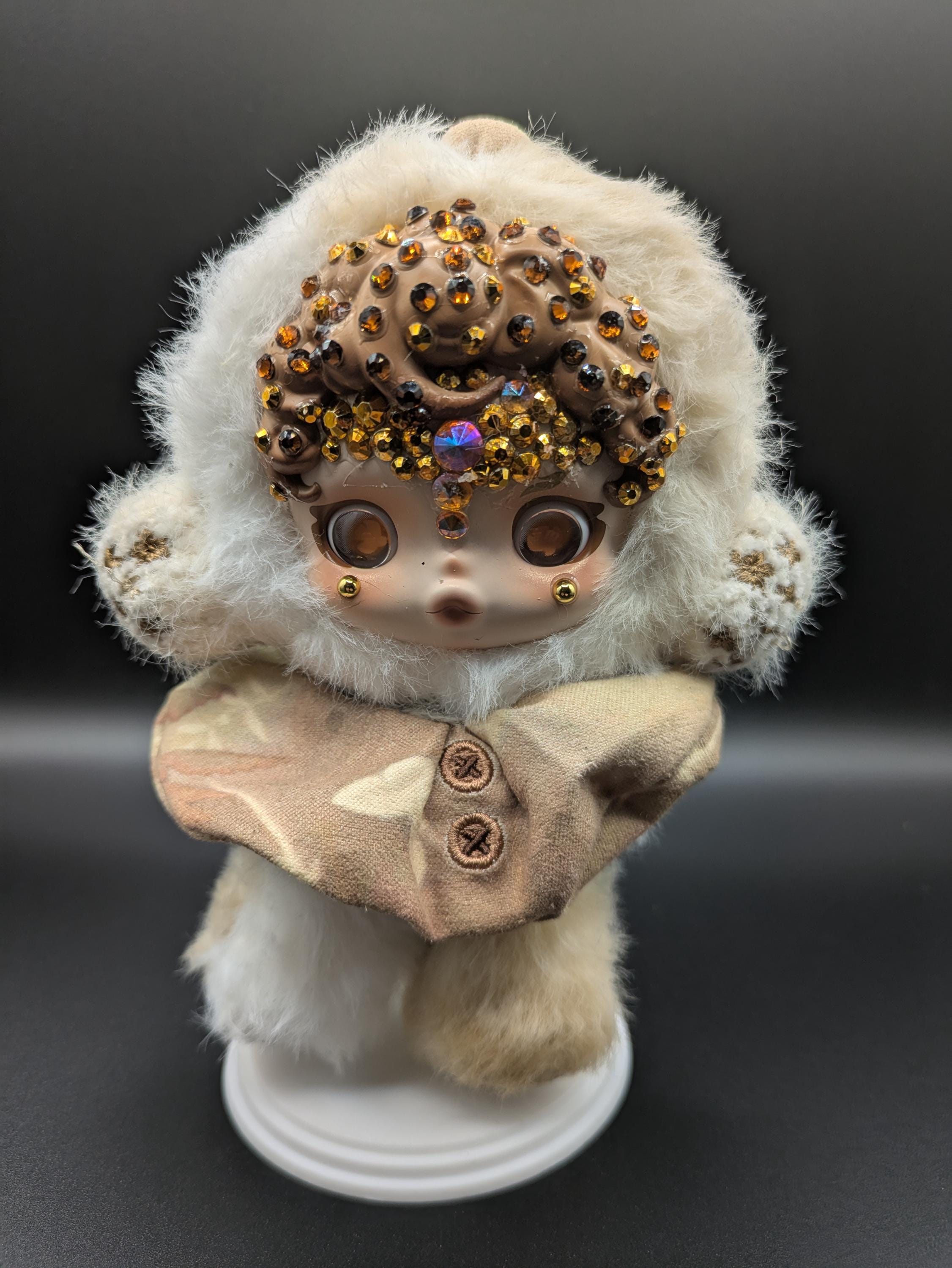 Skullpanda L'impressionnisme AMBER Bedazzled Rhinestone Glamour