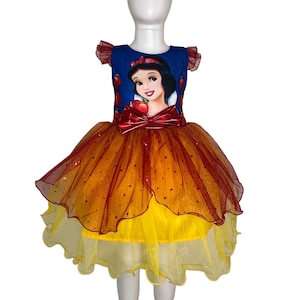 Snow White Dress – Blanca Nieves vestido Birthday Party Outfit