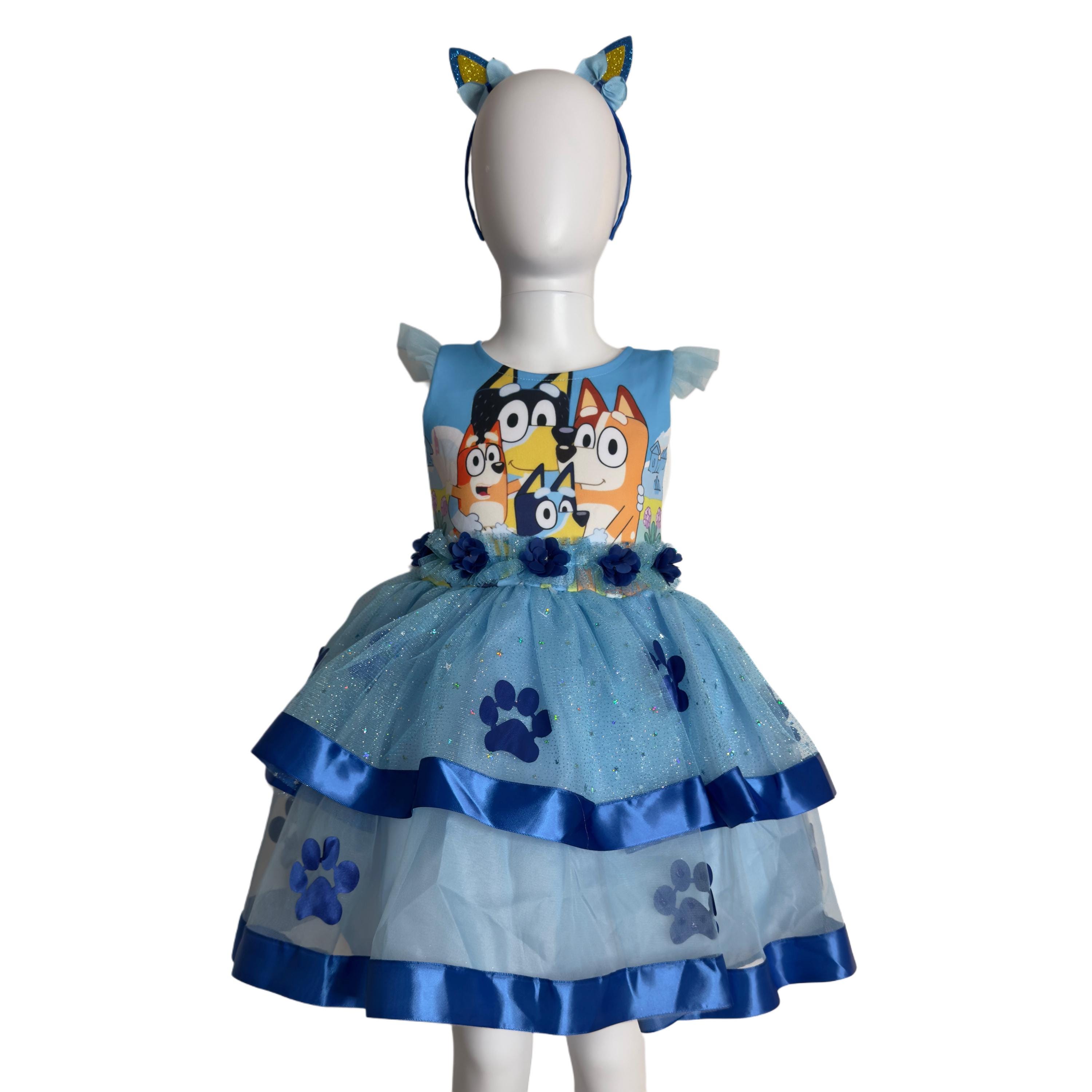 bingo birthday dress Bluey Bingo Dress Classic Toddler Costume 2T main image 0