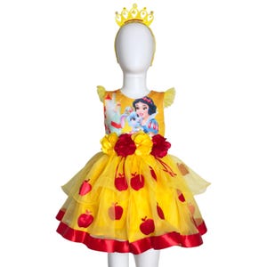 Snow White Dress – Blanca Nieves vestido Birthday Party Outfit