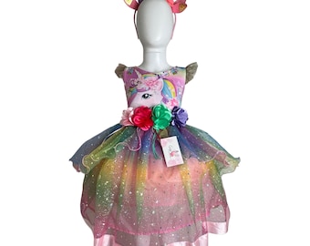 Unicorn Tutu Dress –  Unicorn Birthday Party Outfit
