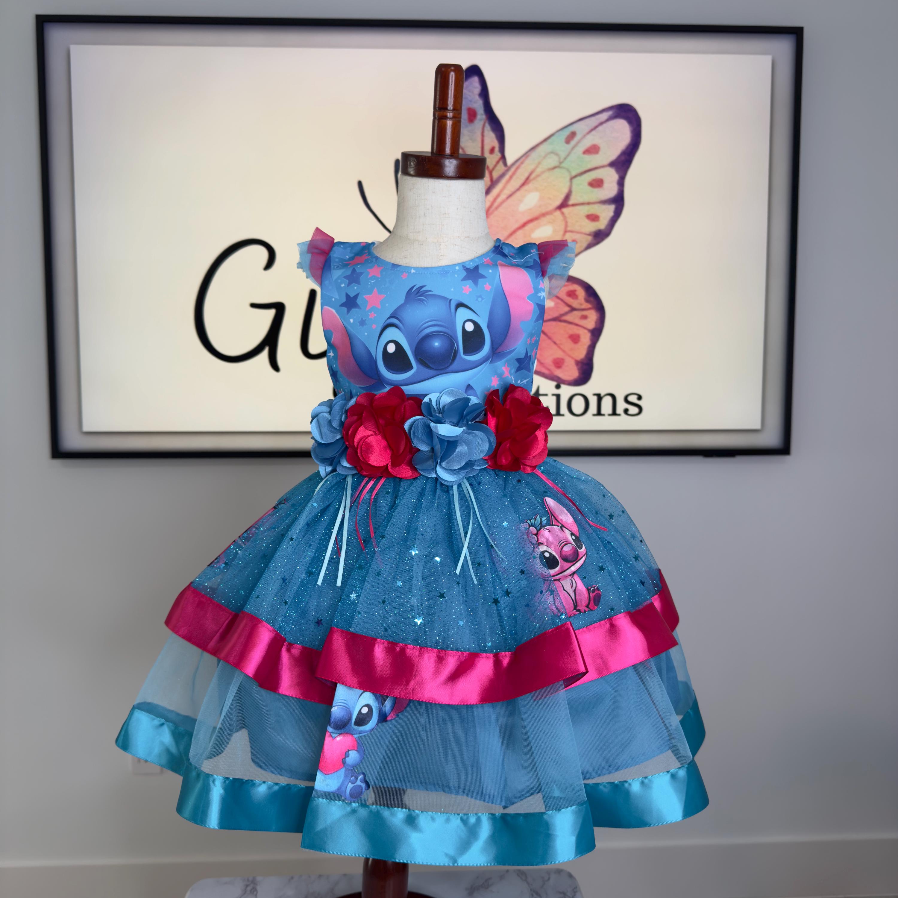 Lilo and Stitch Birthday Dress - Etsy
