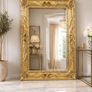 Gold antiker spiegel