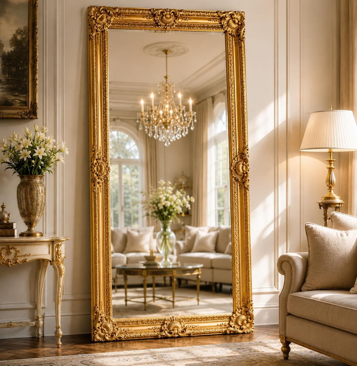 Antique French Mirror - Etsy