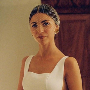 Birdcage Veil for Bride, Bridal Birdcage Veil, Wedding Birdcage Veil, Bird Cage Veil, Modern Wedding Veil