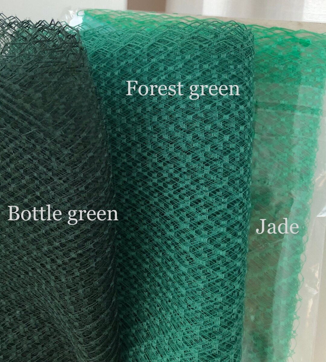 Green Veil Birdcage Forest Green Voilette Wedding Guest Veil Green