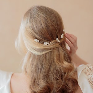 Pearl Hair Clips Elegant Simple Hairpins Geometric Hair - Temu