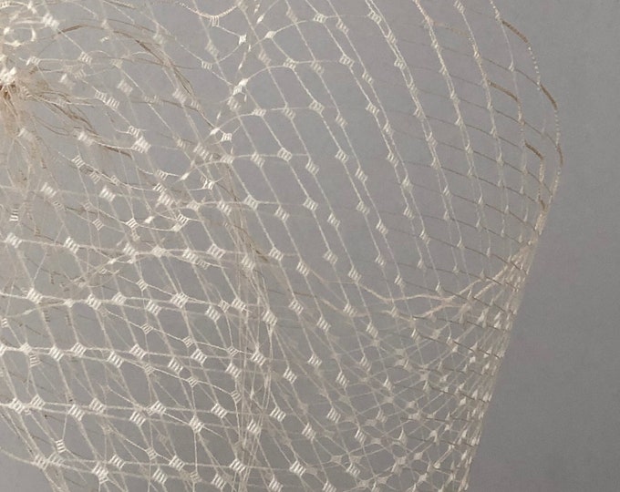 Birdcage Veiling by the meter - Veil Fabric for Wedding Blusher Veils Millinery Net Veiling