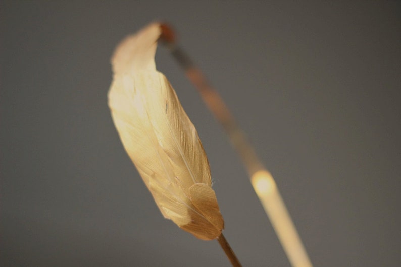 Gold Feather Fascinator Headband Gold Grecian Hairband Wedding Guest Headband Gold Feather Headpiece image 6