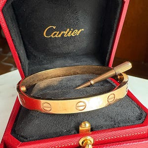 18k Rose Gold Cartier Bracelet