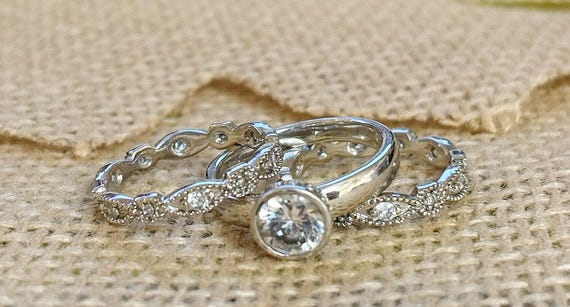 Wedding Ring Set - image 1