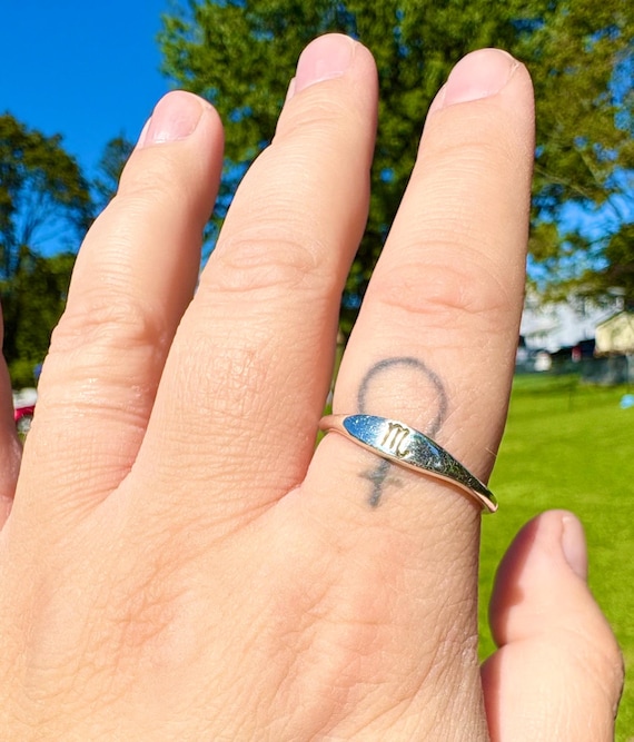 Sterling Silver Scorpio Ring - image 1