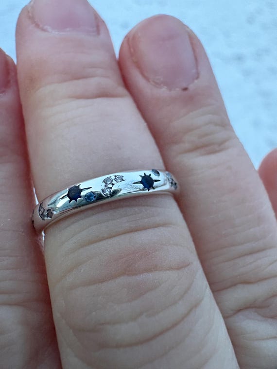 Constellation Sterling Silver Ring - image 3