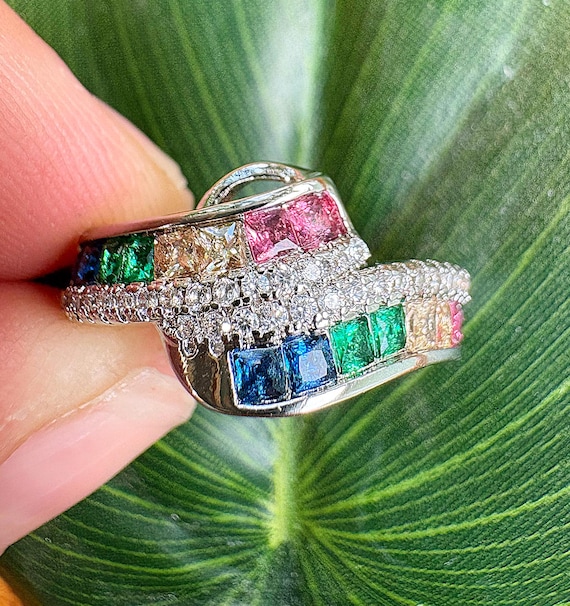 Sterling Silver Statement Ring - image 1