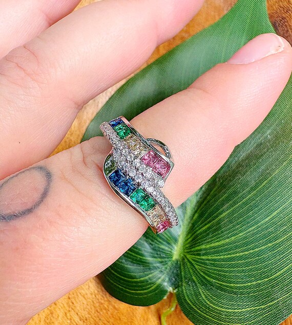 Sterling Silver Statement Ring - image 2