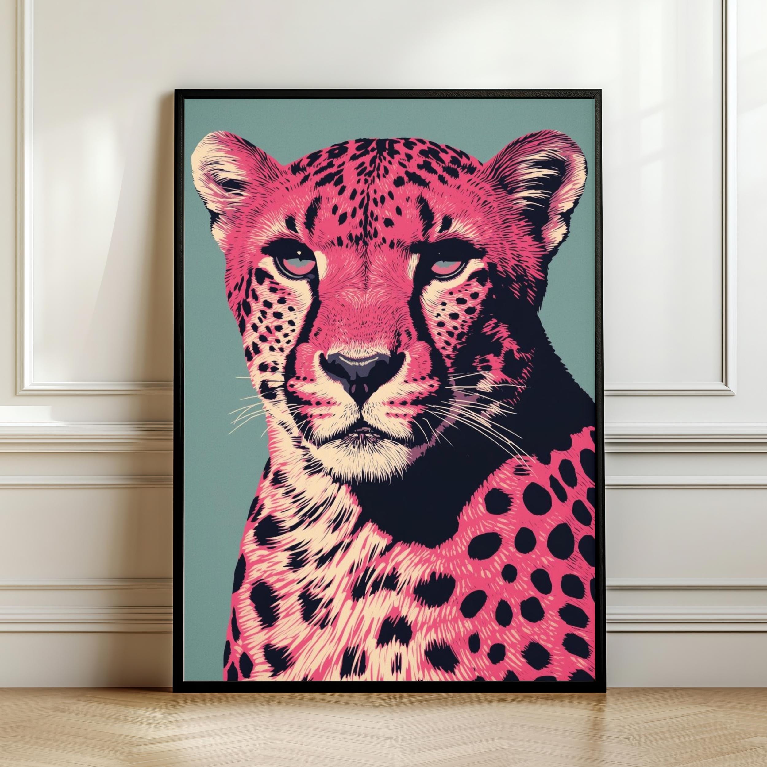 Cheetah Pop Art - Etsy